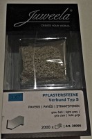 10.000 Keramik Pflastersteine dunkelgrau Typ S 1:87 Juweela