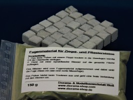 150 Keramik Pflastersteine 12 mm granit grau, 1:9